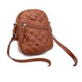 thumbnail image 4 of Guardurnaity Hombro negro Retro teléfono mujeres PU Mini mujeres pequeño bolso de cuero bolsos bolso de hombro tipo bandolera de moda para mujeres Bolsas de mensajero y de hombro A, 4 of 6