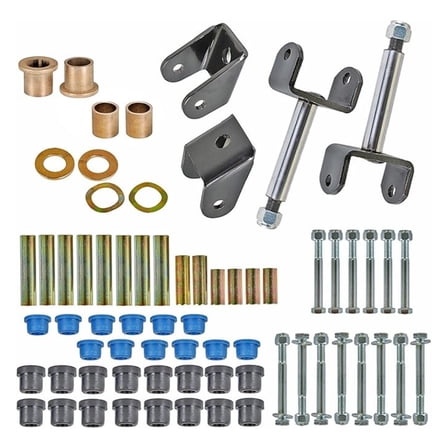 Golf Cart Front and Rear End Repair Bushing Kit Replacement for Club Car DS 1993 Up Gas & Electric