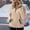 Khaki, variant on Fleece Jacket Women Sevevn Women Fuzzy Fleece Pullover Sherpa Sweatshirt Long Sleeve Warm Soft Loose Sweater Jackets with Pockets