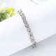 thumbnail image 4 of Crystal Bracelet Silver Bracelet for Women Gifts Jewelry Adjustable for Women and Girls, 4 of 5