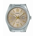 thumbnail image 2 of Casio Reloj Estándar Analógico de Acero Inoxidable con Revestimiento Iónico y Esfera Beige, Movimiento de Cuarzo, Modelo MTP-1302DD-9AV para Hombre., 2 of 2