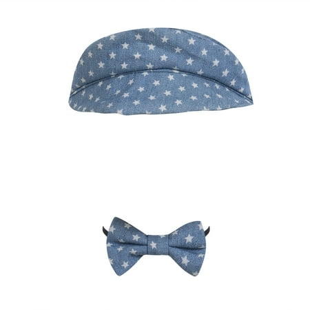 

Carolilly Newborn Baby Boy Beanie Cap Photography Props Outfit Cotton Hat Solid Color Hats With Tie