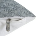 thumbnail image 7 of Ox Bay Irving 24" x 24" Blue/Ivory Striped Linen and Cotton Adult Decorative Feather Filled Pillow, 7 of 7