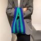 thumbnail image 4 of Patrón de rayas casual Moda Bolso de hombro Bolso causal 23x46cm jinwen  Totes de hombro de las mujeres, 4 of 8