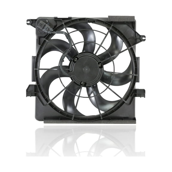 Dual Radiator and Condenser Fan Assembly - Cooling Direct Fit/For 253802S000 11-16 Kia Sportage 2.0L