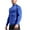 Blue, variant on Under $10 Men's Long Sleeve Compression Shirts, Mock Neck Athletic Workout T Shirt, Rash Guard Base Layer Undershirt Tops