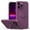 Purple, variant on Allytechgroup for iPhone 15 360° Ring Holder Bracket Case, Soft TPU Silicone Non-Slip Shockproof Slim Fit Matte Cover Case Support Magnetic Car Mount for iPhone 15 - Purple