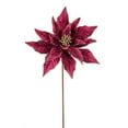 thumbnail image 1 of Poinsettia Stem 25"H (Set of 12) Polyester, 1 of 1