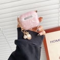 thumbnail image 6 of CASELIX AirPods Pro Case with Pearl Keychain Shell Pattern Cute Girls Woman Case for Airpods Pro Cases-Pink Pearl, 6 of 7