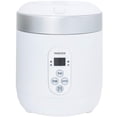 thumbnail image 1 of Arrocera Yamazen Blanca tipo Microcomputadora con Modo de Galleta de Arroz, Importación Japonesa, 1 of 8