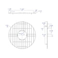 thumbnail image 5 of ALFI Brand Round Stainless Steel Grid for ABF1818R Sink Mats, 5 of 7