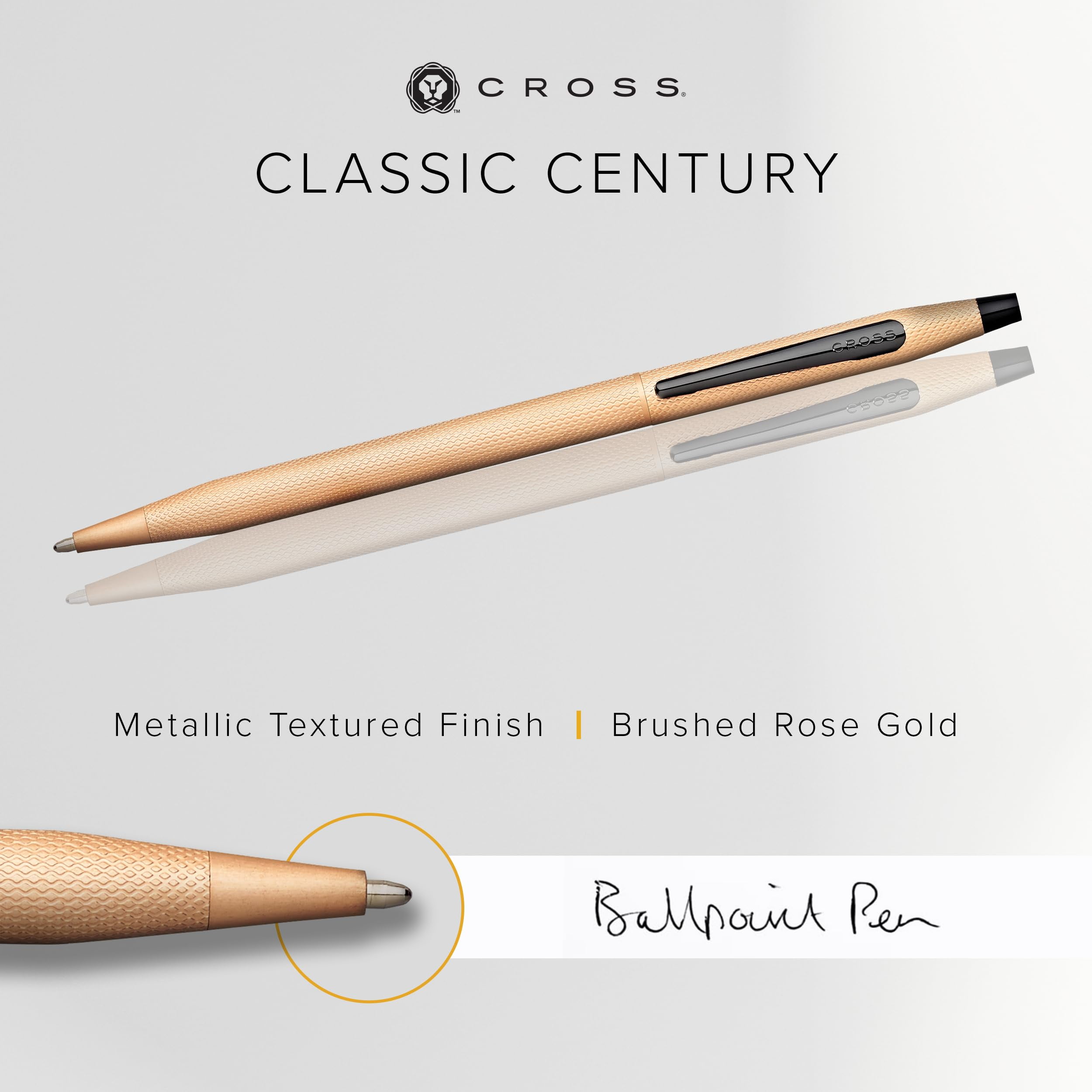 Rose Gold Zebra Classic Ballpoint Pens Cross Classic Century