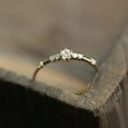 thumbnail image 6 of SPRING PARK Women Brilliant Crystal Rhinestone Gold Wedding Engagement Finger Band Ring, 6 of 8