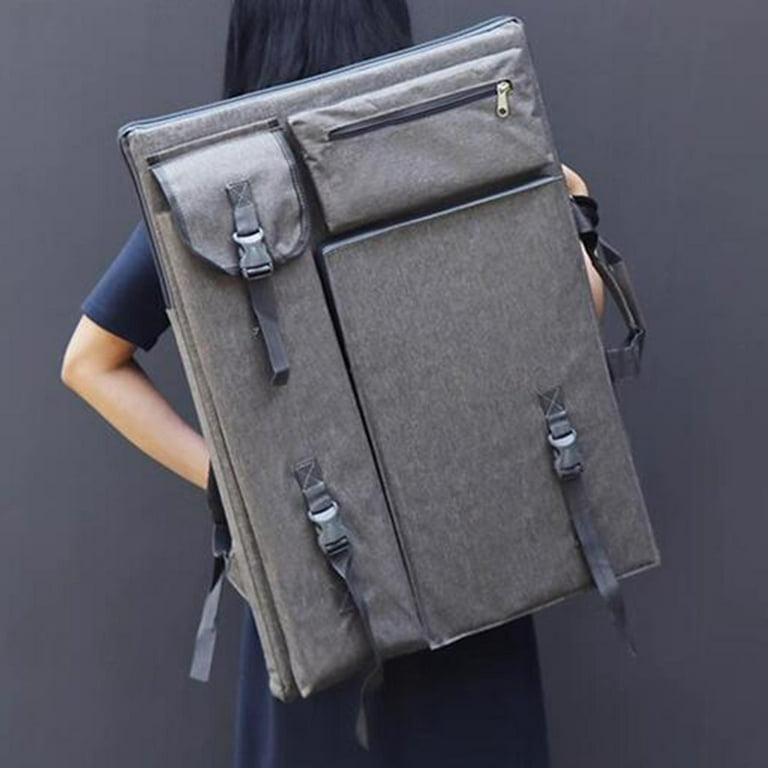 GCP Products 4K Art Portfolio Case Artist Backpack And Tote Cloth Bag  Waterproof Sketch Ding Board Bag Art Carrying Bag Art Supplies Bag(2…