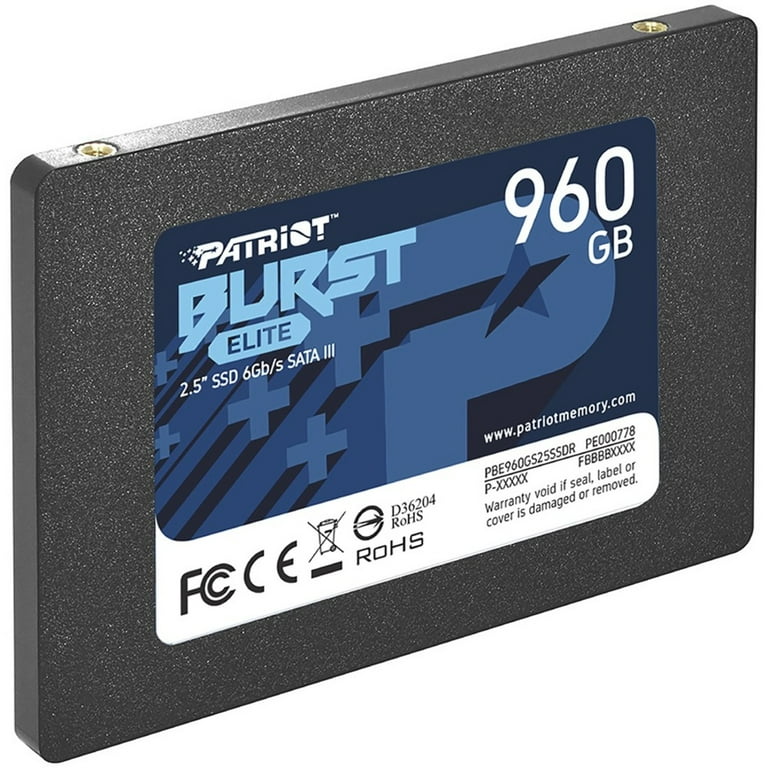 PATRIOT Burst Elite 960GB SSD 2.5インチ Patriot Burst Elite 960GB SSD - SATA 3 2.5