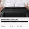 thumbnail image 5 of California Design Den Twin/Twin XL Size Duvet Cover - 400 Thread Count, 100% Cotton Sateen, Comforter Cover - Black, 5 of 8