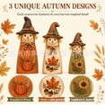 thumbnail image 5 of Vintage Wooden Scarecrow Fall Decor Set, Rustic Harvest Decor Collection with Scarecrow & Friends, Farmhouse Tabletop Ornaments for Autumn, 5 of 7