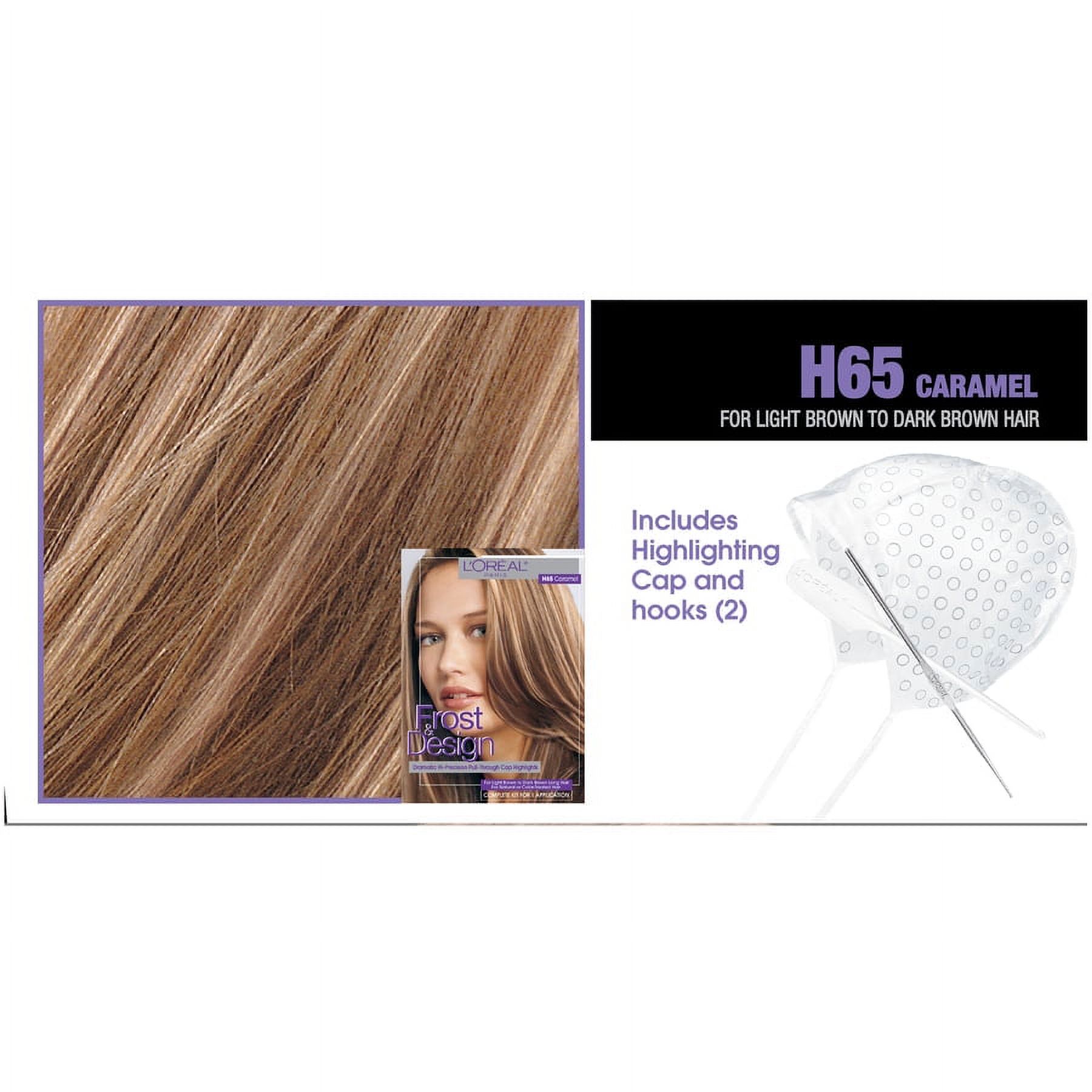 L'Oreal Paris Frost And Design Permanent Hair Color, H65 Caramel - image 4 of 14