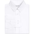 thumbnail image 4 of Calvin Klein WHITE Boys' Long Sleeve Sateen Dress Shirt, US 16, 4 of 4
