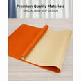 thumbnail image 3 of Desk Pad, PU Leather Non-Slip Desk Mat Large Mouse Pad for Desktop, Waterproof Laptop Computer Writing Mat for Office, Home, Work, Gaming (31.5" x 15.8", Orange), 3 of 8