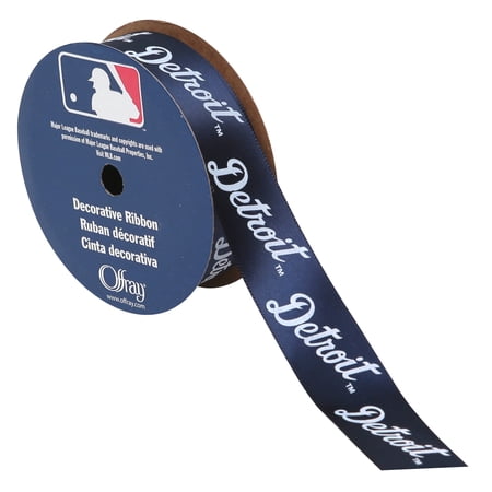 Offray 7/8 x9 MLB Detroit Tigers Ribbon