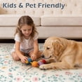 thumbnail image 6 of Memoryfield 5' x 7' Washable Area Rug, Non-Slip, Fade-Resistant Floral Carpet for Living Room, Bedroom, Dining Room, Pink, 6 of 6