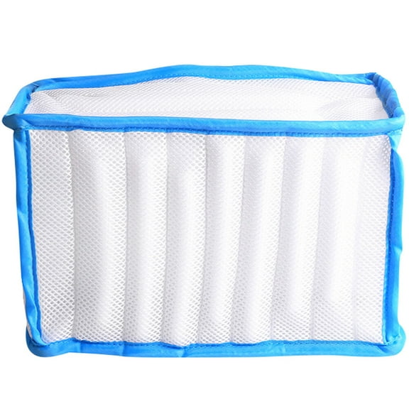 Eease Shoes Wash Bag Shoe Laundry Shoes Protector Mesh Bag Sneaker Sky Blue
