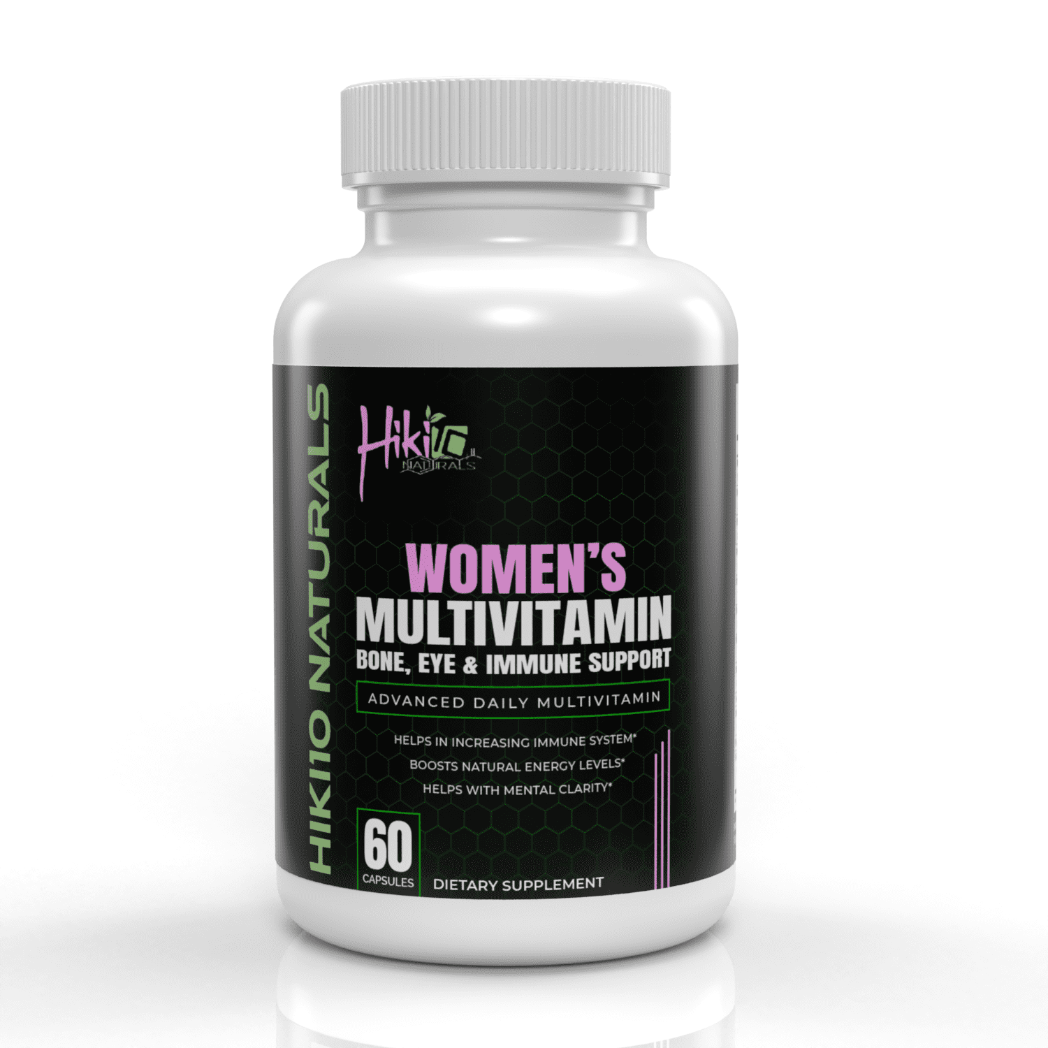 Hiki10 Naturals - Women's Multivitamin Bone, Eye & Immune Support, 60ct
