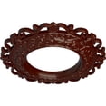 thumbnail image 3 of Ekena Millwork 13 1/4"OD x 6 5/8"ID x 1 1/8"P Orrington Ceiling Medallion (Fits Canopies up to 6 5/8"), Hand-Painted Brushed Mahogany, 3 of 5