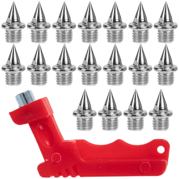ELAYARD 1Set Running Spikes for Track Shoes Metal Cone Shape Spikes with Installation Tool