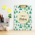 thumbnail image 6 of FMSHPON Christmas Trees Clipboard Hardboard Wood Nursing Clip Board and Pull for Standard A4 Letter 13x9 inches, 6 of 8