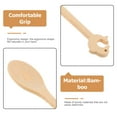 thumbnail image 3 of OULII 6Pcs Bamboo Rice Spoons Khaki for Sugar Dispensing Dining Everyday Meals, 3 of 7