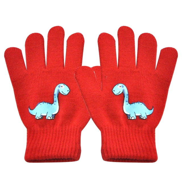 Guantes de Invierno Minnieouse para Niños Rojo