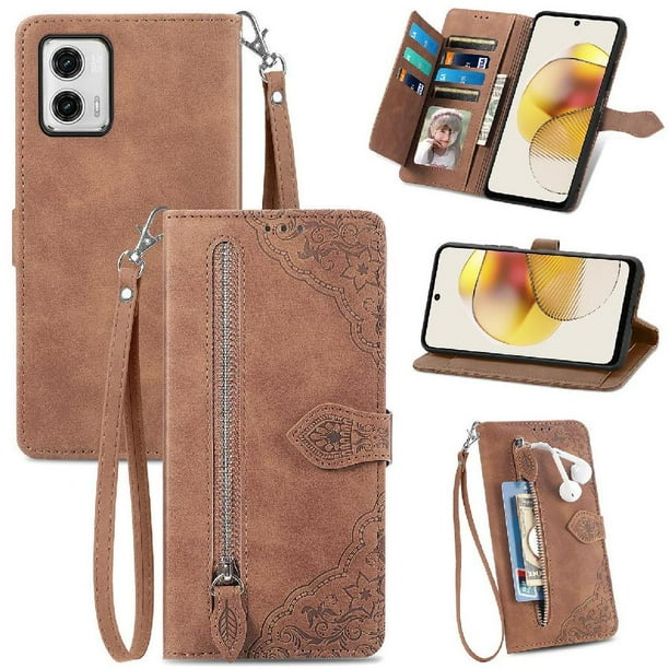 Funda billetera anti-golpes para GANGXUN MOTO G73 , ideal para día a día y trabajo