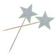 thumbnail image 5 of Adornos para cupcakes Colcomx 5 estrellas doradas y plateadas Topper de la torta, 5 of 7