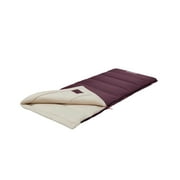 Coleman Autumn Glen 50-Degree Sleeping Bag, Maroon
