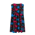 thumbnail image 4 of Viikei Womens Dresses Plus Size Summer,Sundresses for Women Casual Summer,Women's Summer Print Casual Loose Sleevless V-Neck Dress Black S, 4 of 7