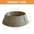 thumbnail image 2 of TABLZONE 1Pcs Christmas Tree Collar Farmhouse Tree Collar Plastic Circular Frame Rustic Cottage Style for Homeowners, 2 of 7