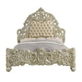 thumbnail image 3 of Acme Sorina Eastern King Bed Synthetic Leather & Antique Gold, 3 of 3