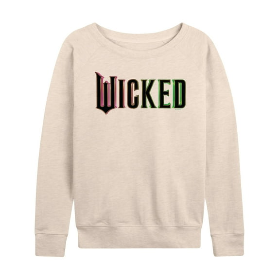 Wicked - Theatrical Logo - Women's French Terry Pullover Sweatshirt