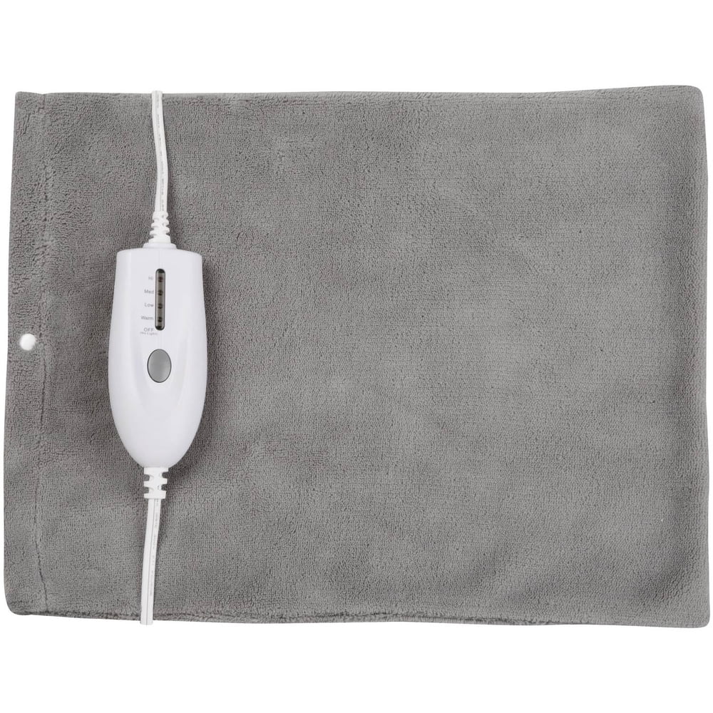 Veridian Deluxe Heating Pad with Moist/Dry Heat Therapy, Gray Walmart
