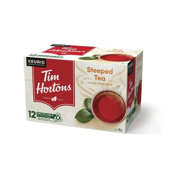Tim Hortons Steeped Tea - Orange Pekoe Blend, Keurig K-Cup 12ct Pod