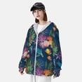 thumbnail image 4 of Picia Undersea Animals Women's Men's UPF 50+ Sun Protection Hoodie Shirt Long Sleeve SPF Fishing Outdoor UV Hiking Lightweight Shirts-Medium, 4 of 9