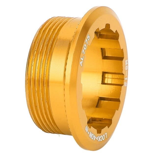 Cycle Flywheel Locking Cover, Aluminium Alloy Lockring for M7100 M6100 M8100 Series Cycle Accessory for Any Ride