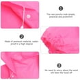 thumbnail image 3 of Adult Raincoat Travel Coats Pink Light Jackets for Men Clear Poncho Emergency Raincoats Survival Miss, 3 of 6