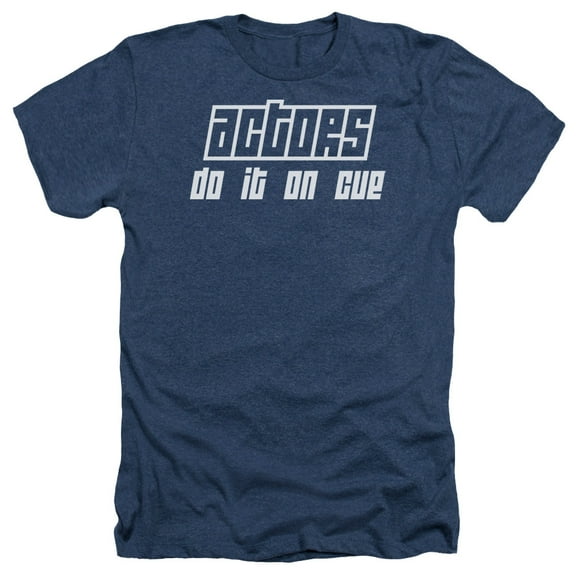 - Actors Do It On Cue - Heather Short Sleeve Shirt - Large