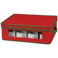 thumbnail image 1 of Household Essentials 538RED Vacances Tasse Poitrine Rouge avec Garniture Verte, 1 of 1