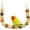 White, variant on Bird Perch, Natural Corncobs Nuts Spiral Pet Chewing Toys, Swinging Bird Chewing Perch for Parakeets, Cockatiels, Conures, Budgies, Lovebird