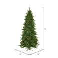 thumbnail image 3 of Vickerman 7.5' Camdon Fir Slim Artificial Christmas Tree, Multi-colored Dura-lit LED Lights, 3 of 5