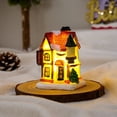 thumbnail image 1 of Christmas Decoration Resin Christmas Glowing House Micro Landscape Ornament, 1 of 6